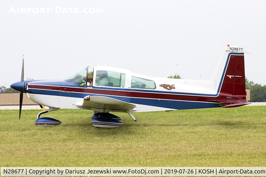 N28677, 1978 Grumman American AA-5B Tiger C/N AA5B0748, American Aviation AA-5B Tiger  C/N AA5B0748, N28677