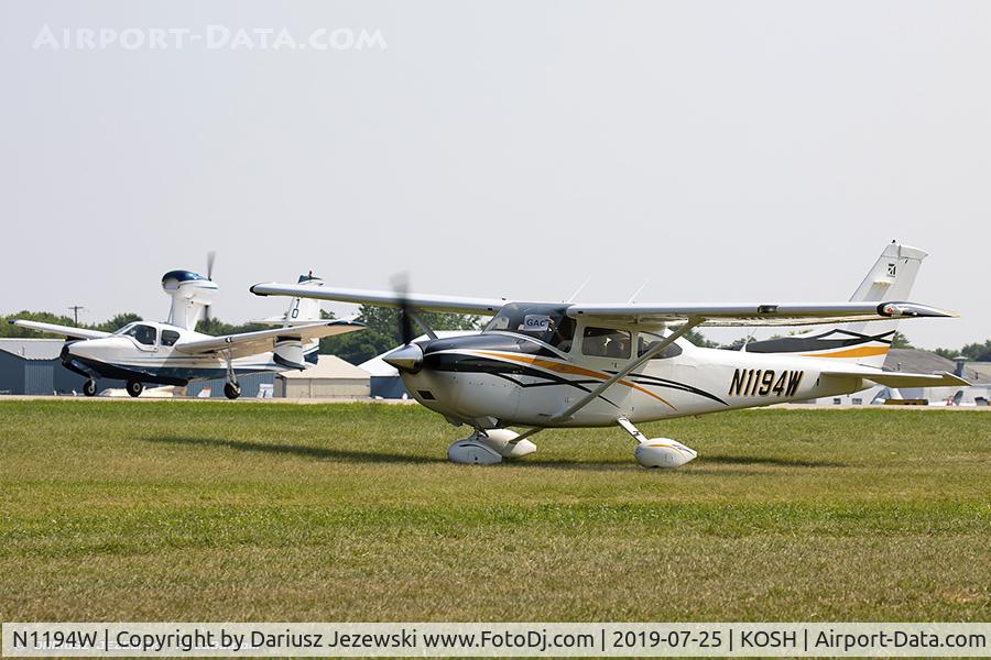 N1194W, 2007 Cessna 182T Skylane C/N 18281906, Cessna 182T Skylane  C/N 18281906, N1194W