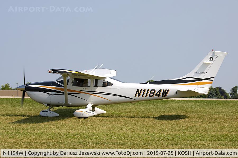 N1194W, 2007 Cessna 182T Skylane C/N 18281906, Cessna 182T Skylane  C/N 18281906, N1194W