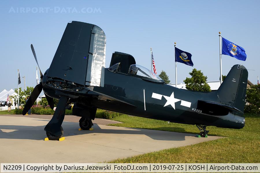 N2209, 1945 Grumman F8F-1B Bearcat C/N 122095, Grumman F8F-1B Bearcat  C/N 122095, N2209