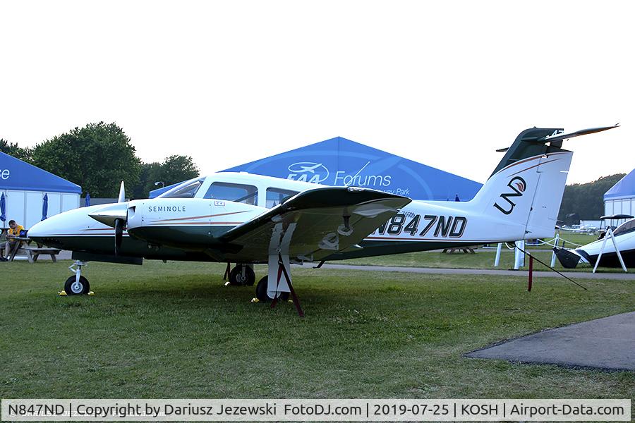 N847ND, 2019 Piper PA-44-180 Seminole Seminole C/N 4496474, Piper PA-44-180 Seminole  C/N 4496474, N847ND