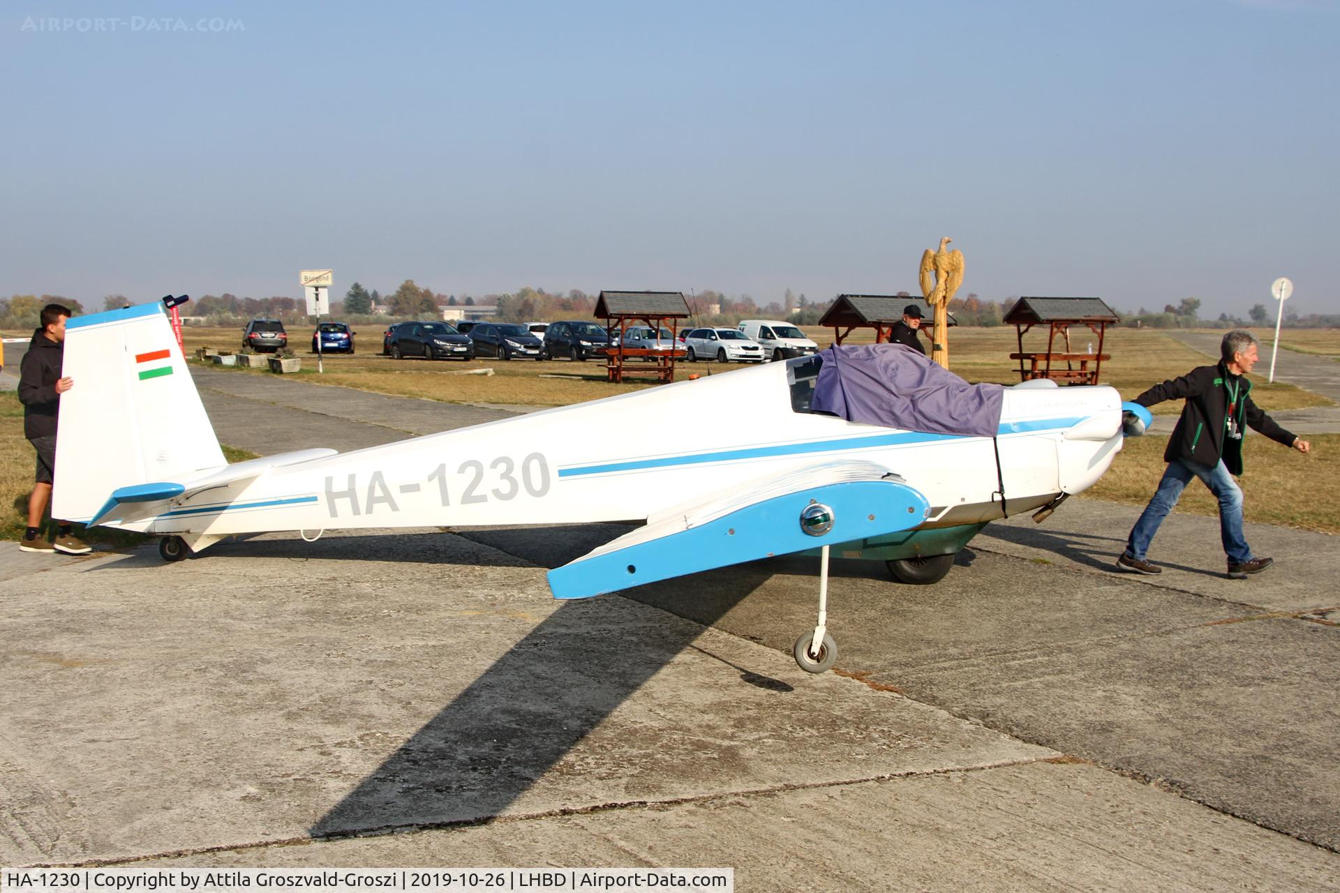 HA-1230, 1971 Scheibe SF-25C Falke C/N 46217C, LHBD - Börgönd Airport, Hungary
