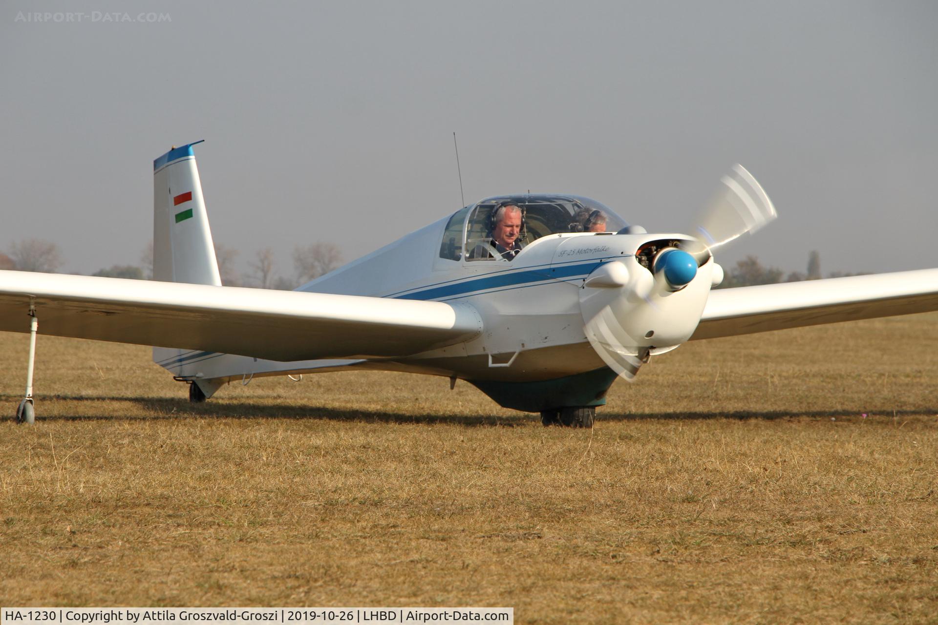 HA-1230, 1971 Scheibe SF-25C Falke C/N 46217C, LHBD - Börgönd Airport, Hungary
