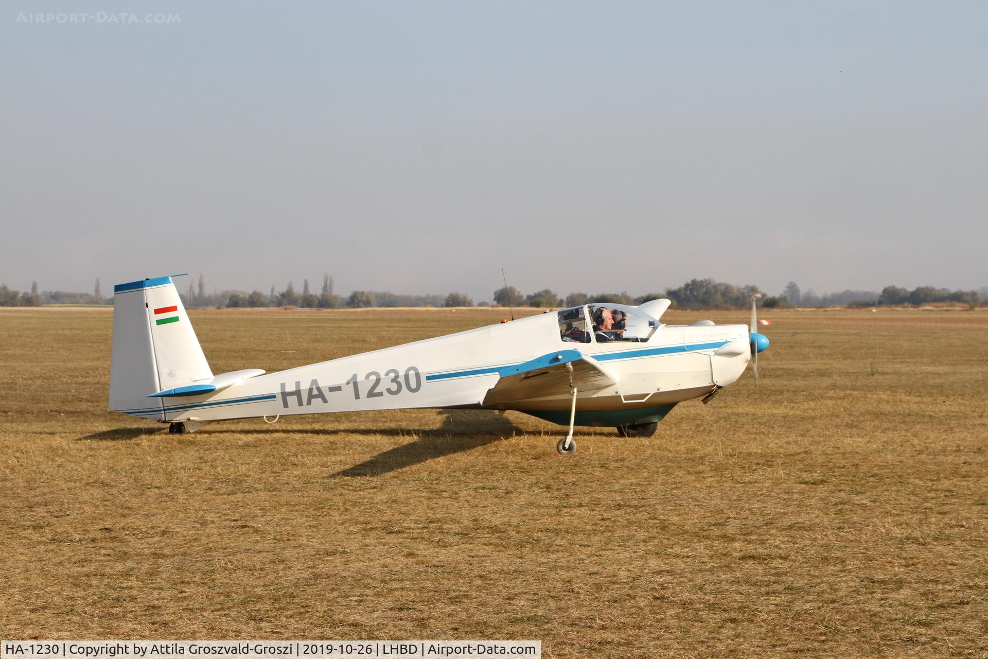 HA-1230, 1971 Scheibe SF-25C Falke C/N 46217C, LHBD - Börgönd Airport, Hungary