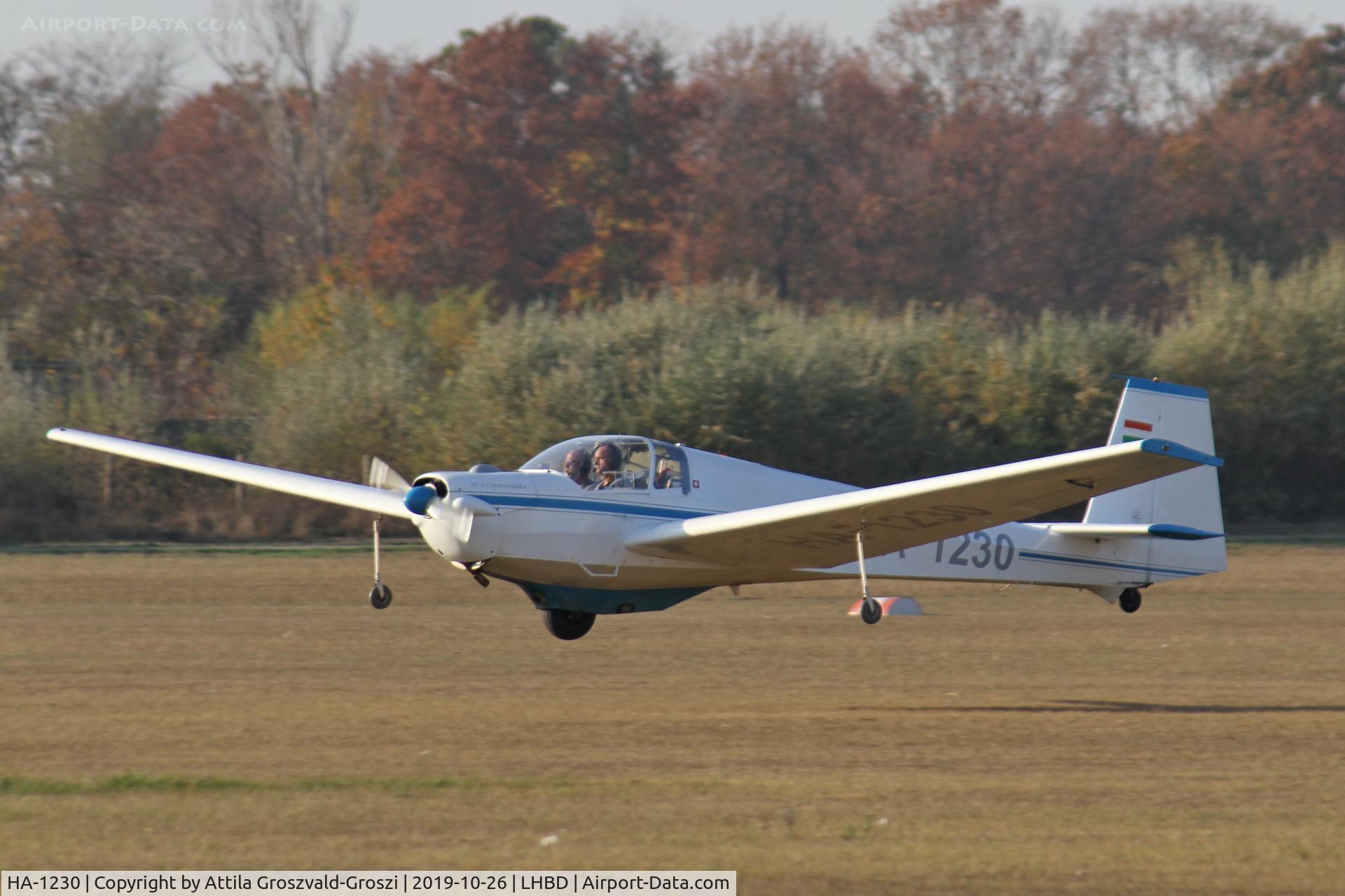 HA-1230, 1971 Scheibe SF-25C Falke C/N 46217C, LHBD - Börgönd Airport, Hungary