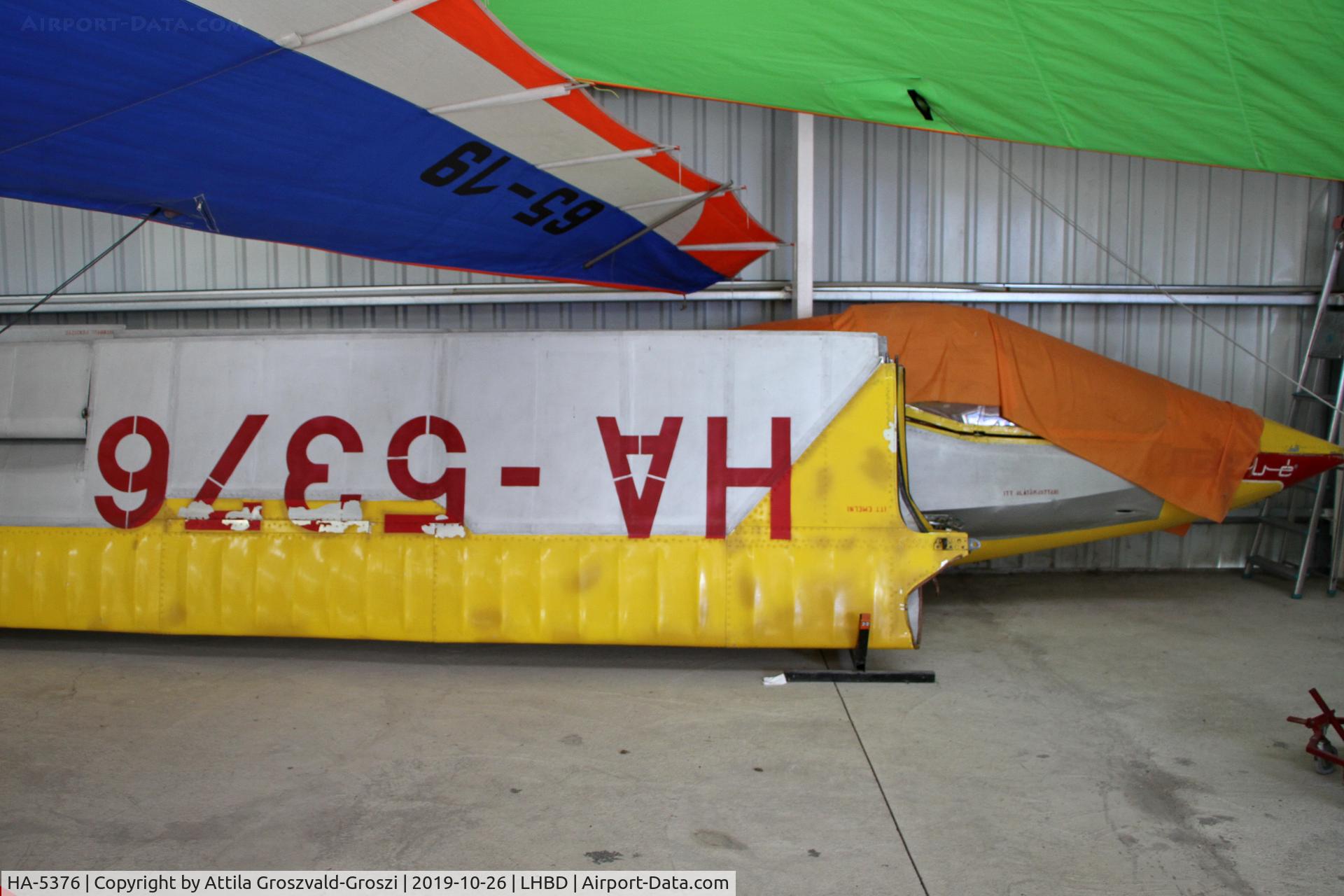 HA-5376, 1965 Rubik R-26S Góbé C/N E-1245, LHBD - Börgönd Airport, Hungary