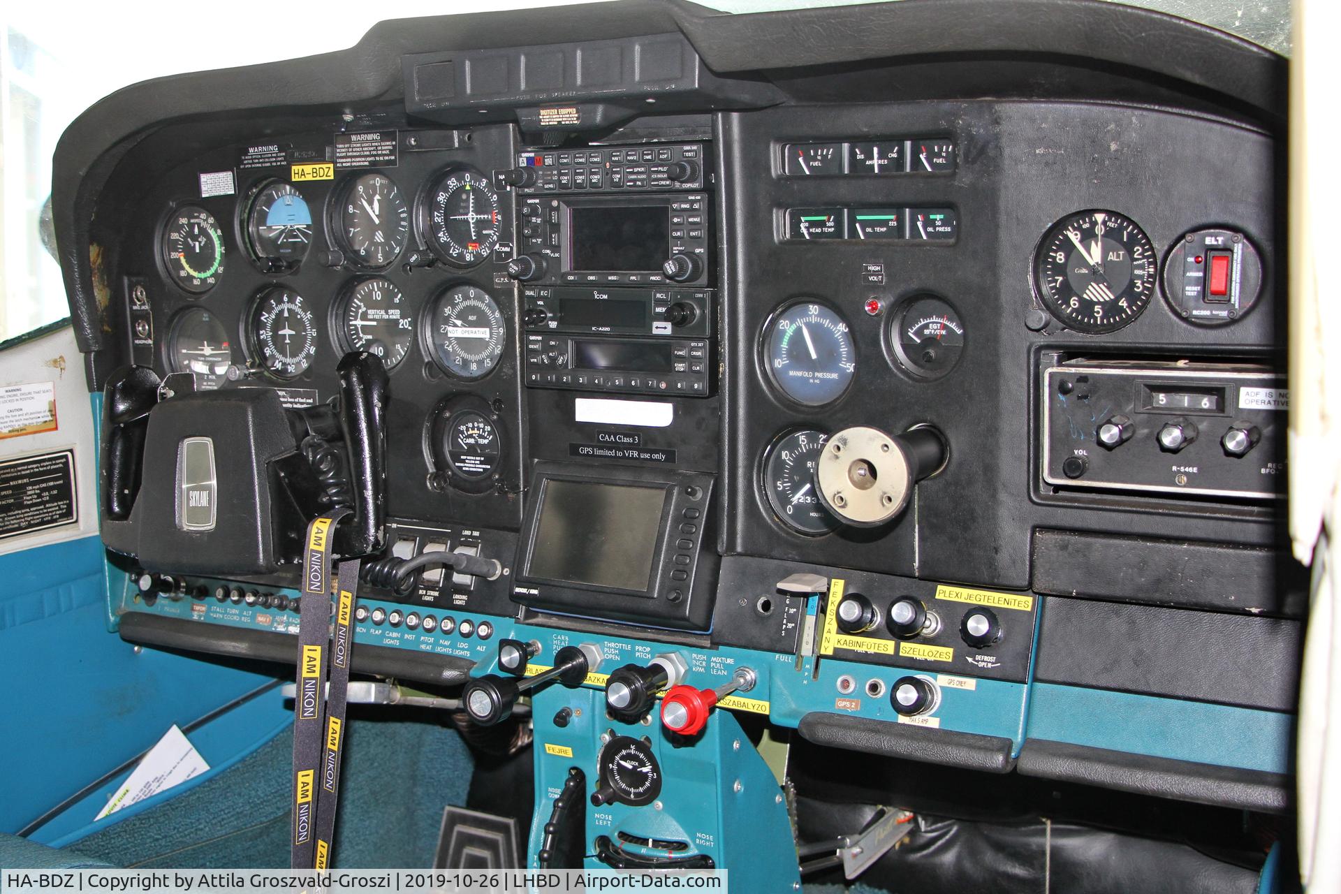 HA-BDZ, 1972 Cessna 182P Skylane C/N 18261520, LHBD - Börgönd Airport, Hungary