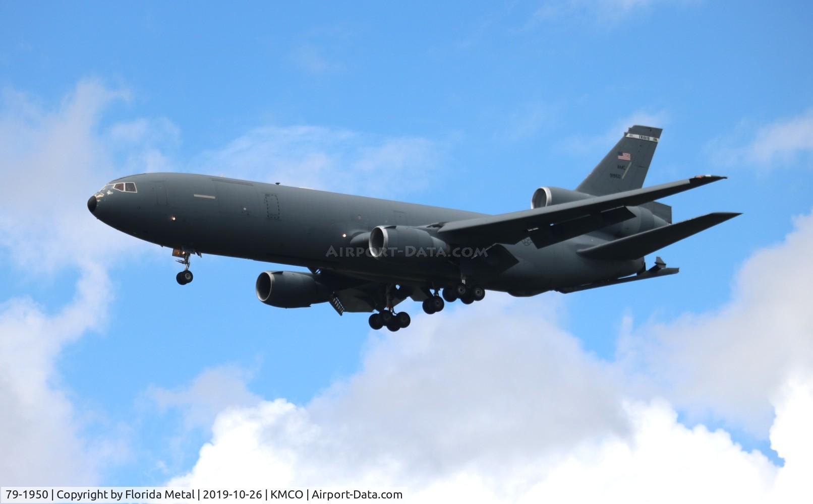 79-1950, 1982 McDonnell Douglas KC-10A Extender C/N 48210, KC-10A