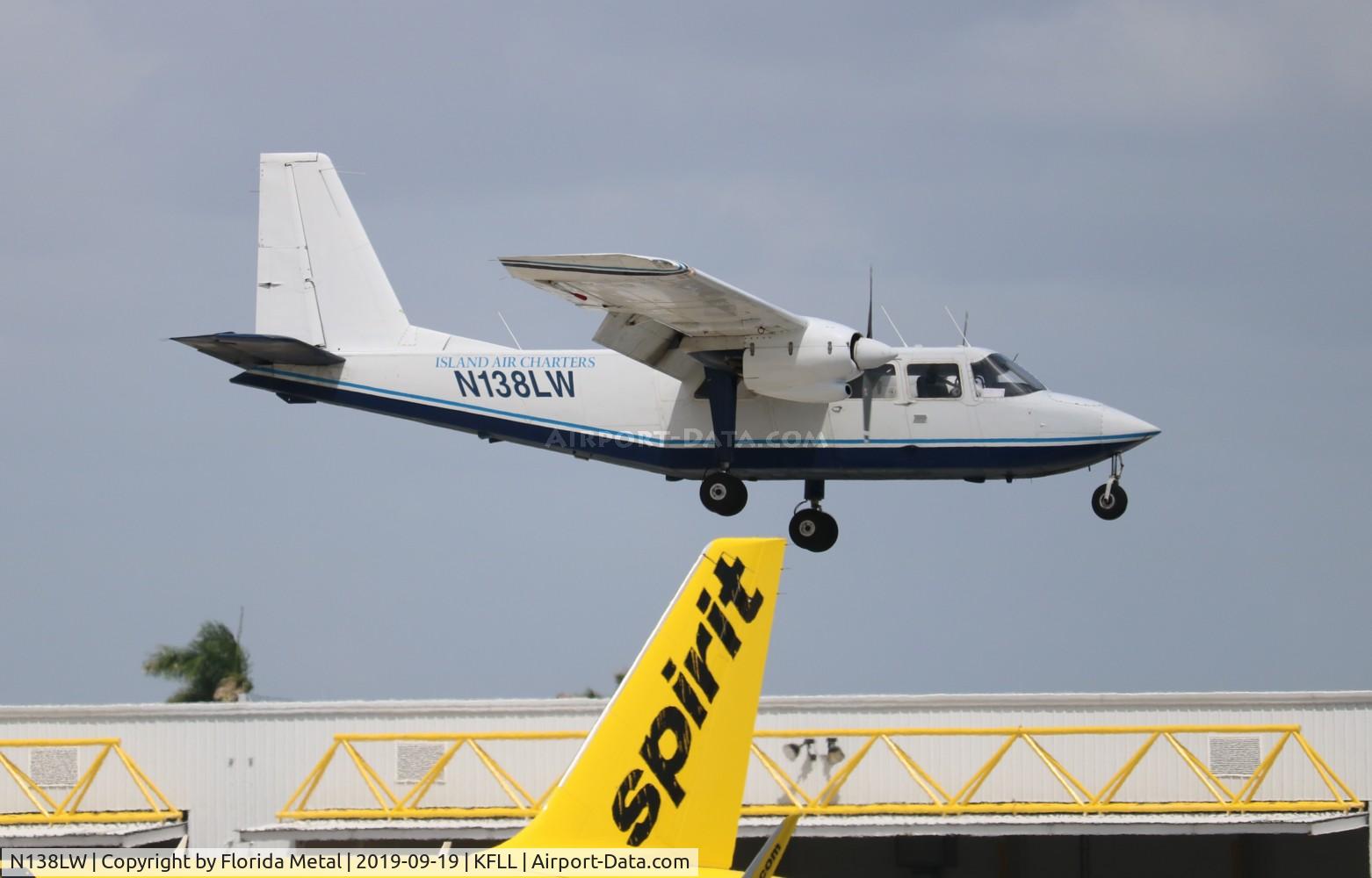 N138LW, 1978 Britten-Norman BN-2A-27 Islander C/N 138, Islander