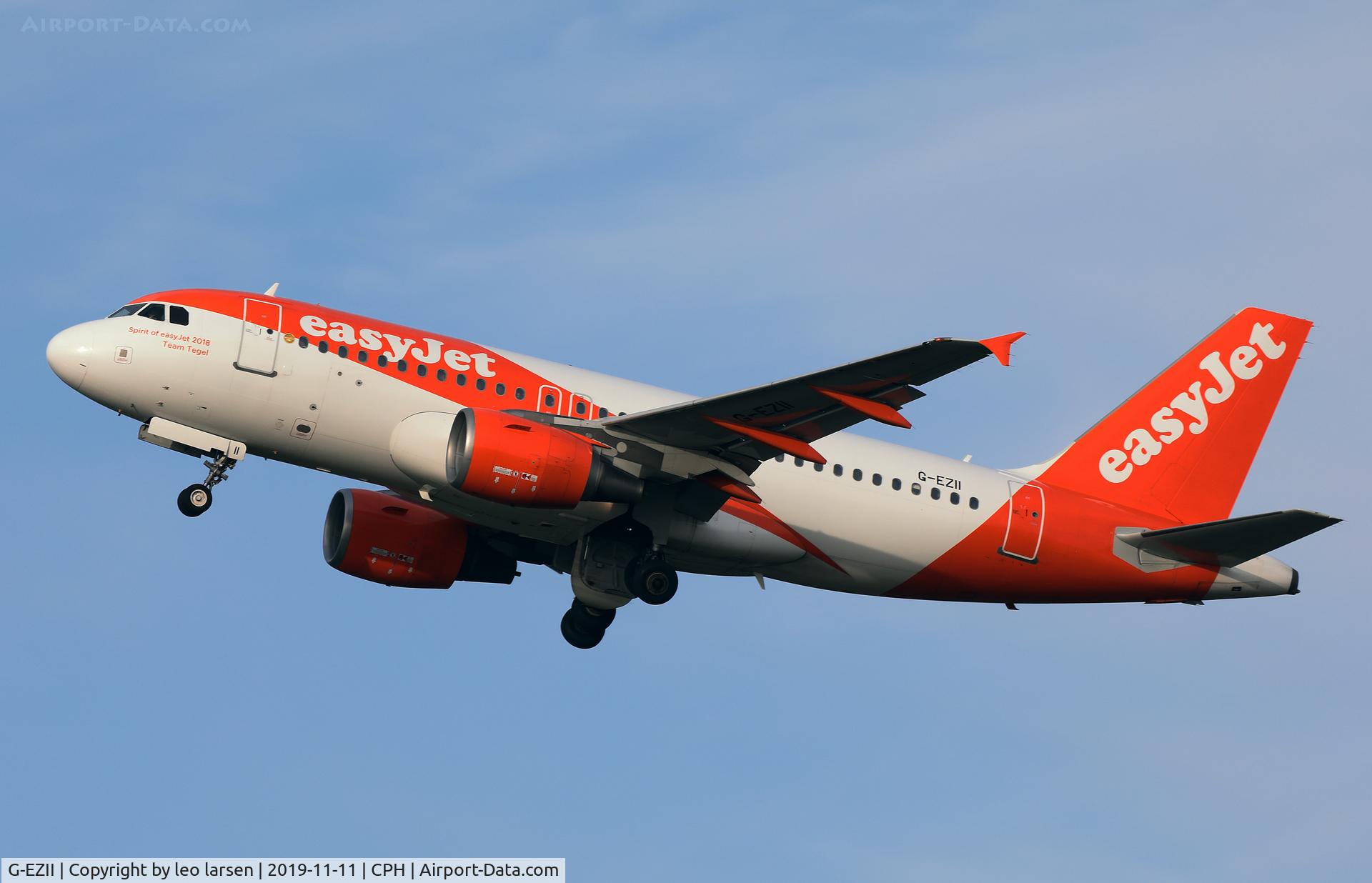 G-EZII, 2005 Airbus A319-111 C/N 2471, Copenhagen 11.11.2019