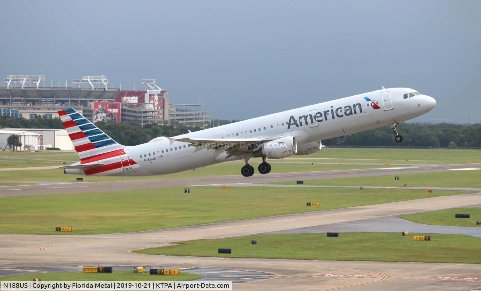 N188US, 2002 Airbus A321-211 C/N 1724, American