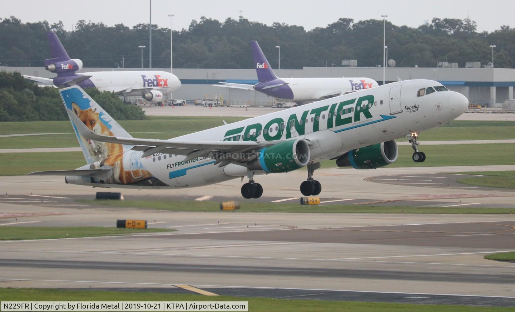 N229FR, 2013 Airbus A320-214 C/N 5581, Peachy
