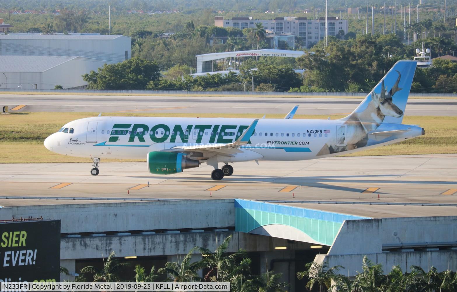 N233FR, 2016 Airbus A320-214 C/N 7095, Buck the Pronghorn