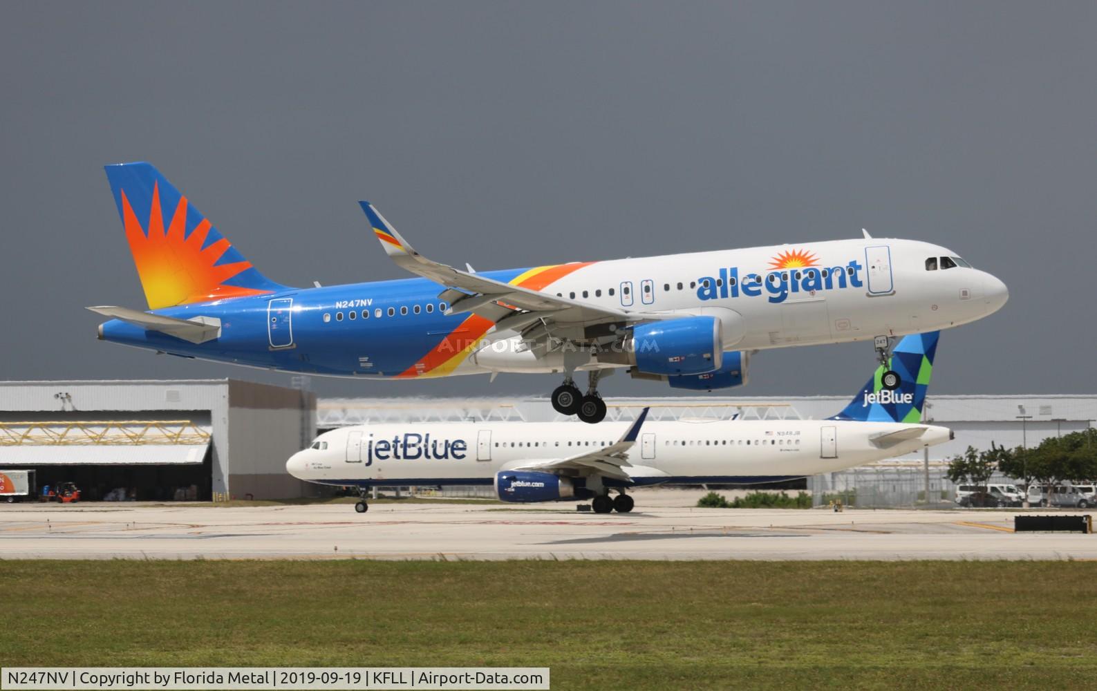 N247NV, 2017 Airbus A320-214 C/N 7704, Allegiant