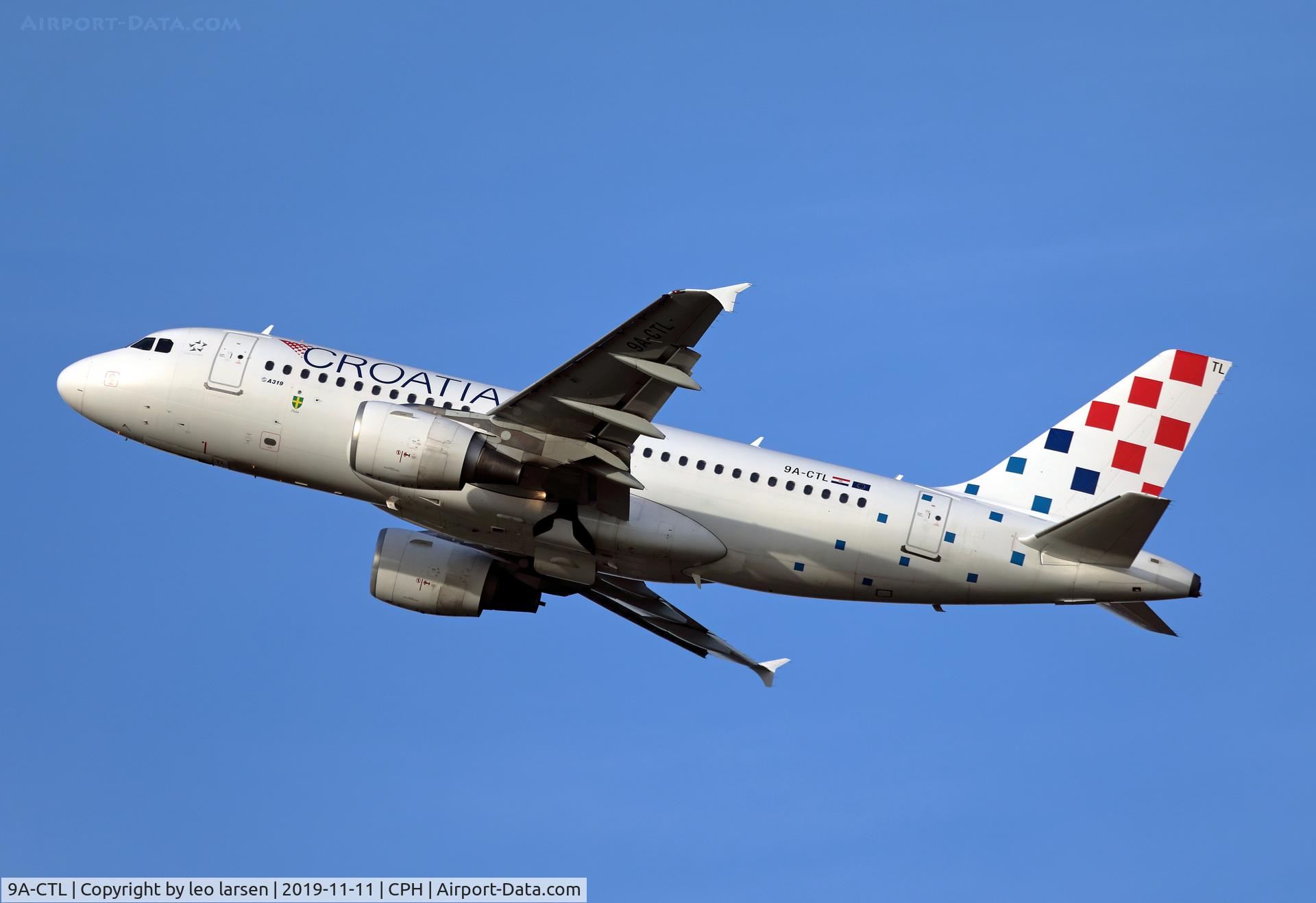 9A-CTL, 2000 Airbus A319-112 C/N 1252, Copenhagen 11.11.2019