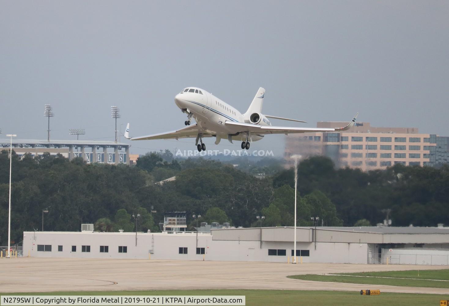 N279SW, 2018 Dassault Falcon 2000EX C/N 350, Falcon 2000EX