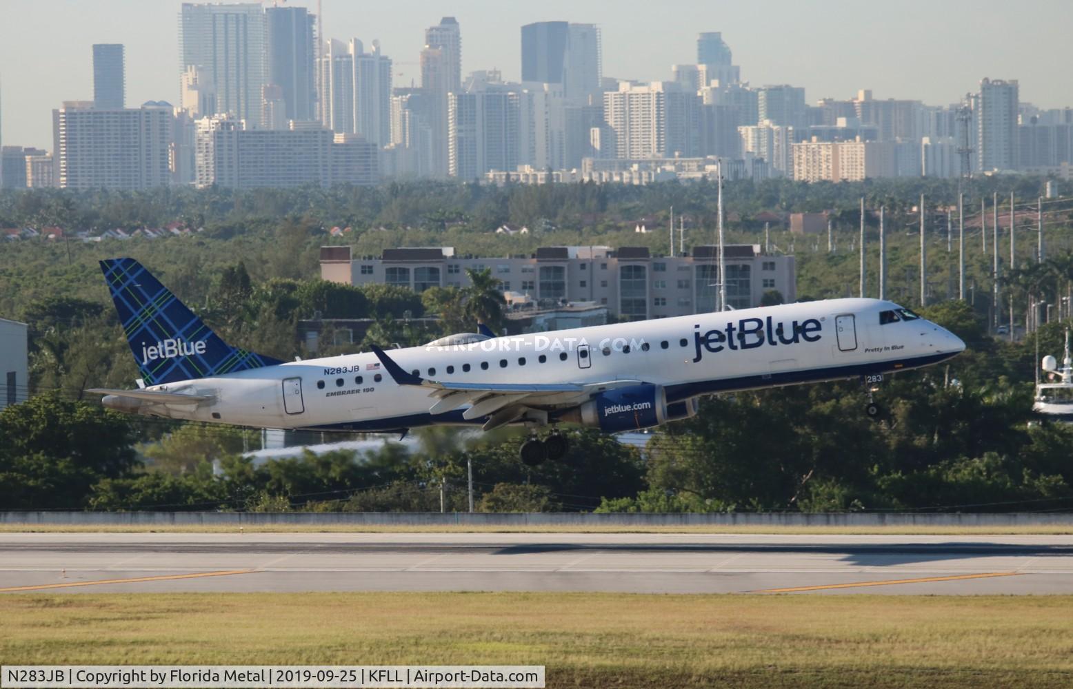 N283JB, 2007 Embraer 190AR (ERJ-190-100IGW) C/N 19000125, JetBlue