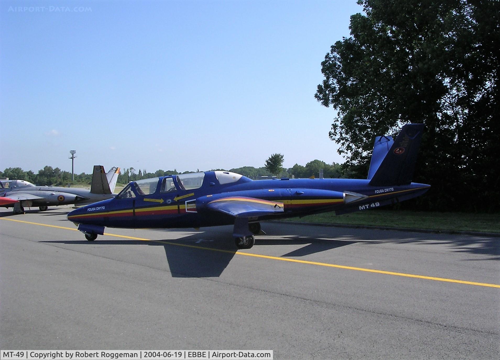MT-49, Fouga CM-170R Magister C/N 222, Airframe used on open days.