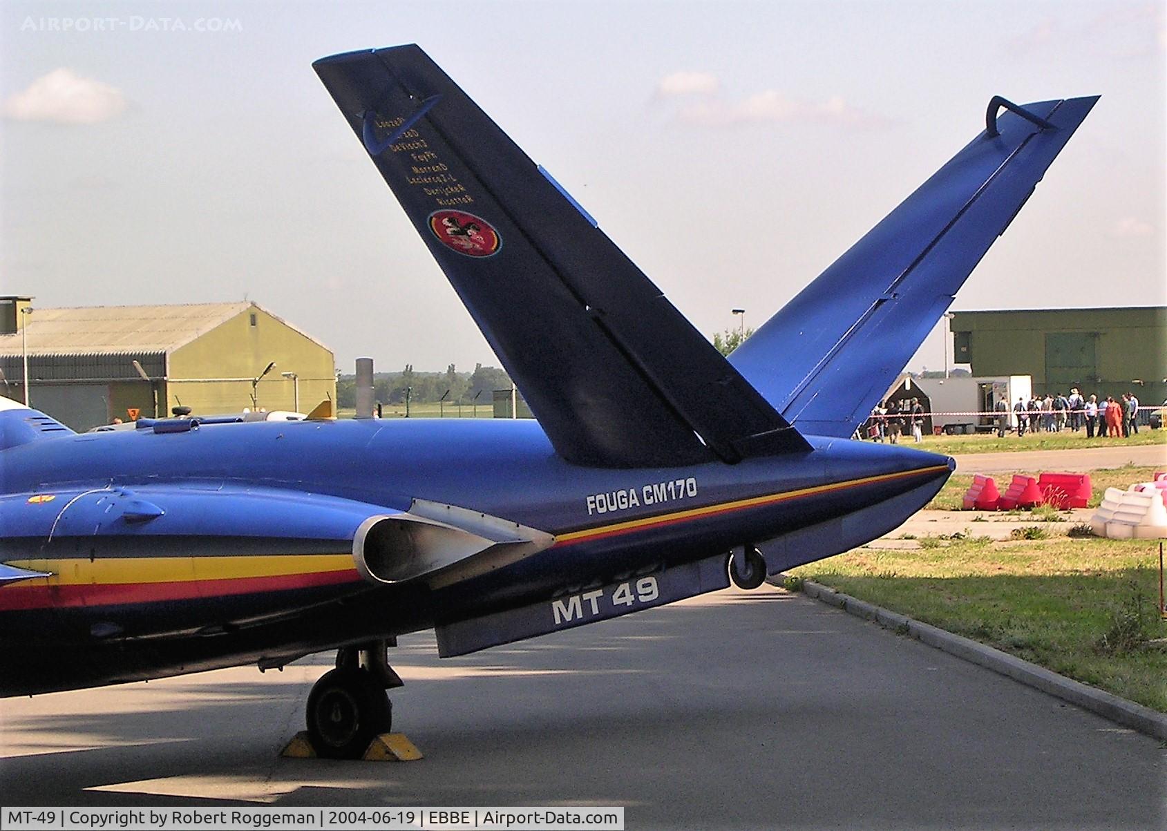 MT-49, Fouga CM-170R Magister C/N 222, AIRFRAME USED ON OPEN DAYS.