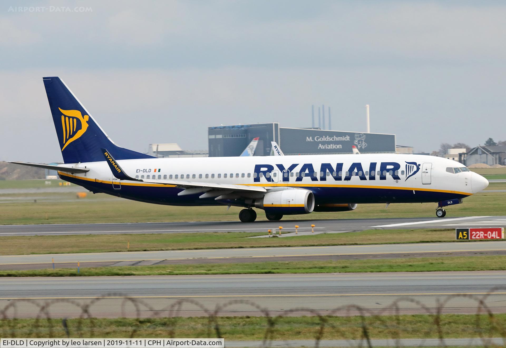 EI-DLD, 2005 Boeing 737-8AS C/N 33825, Copenhagen 11.11.2019