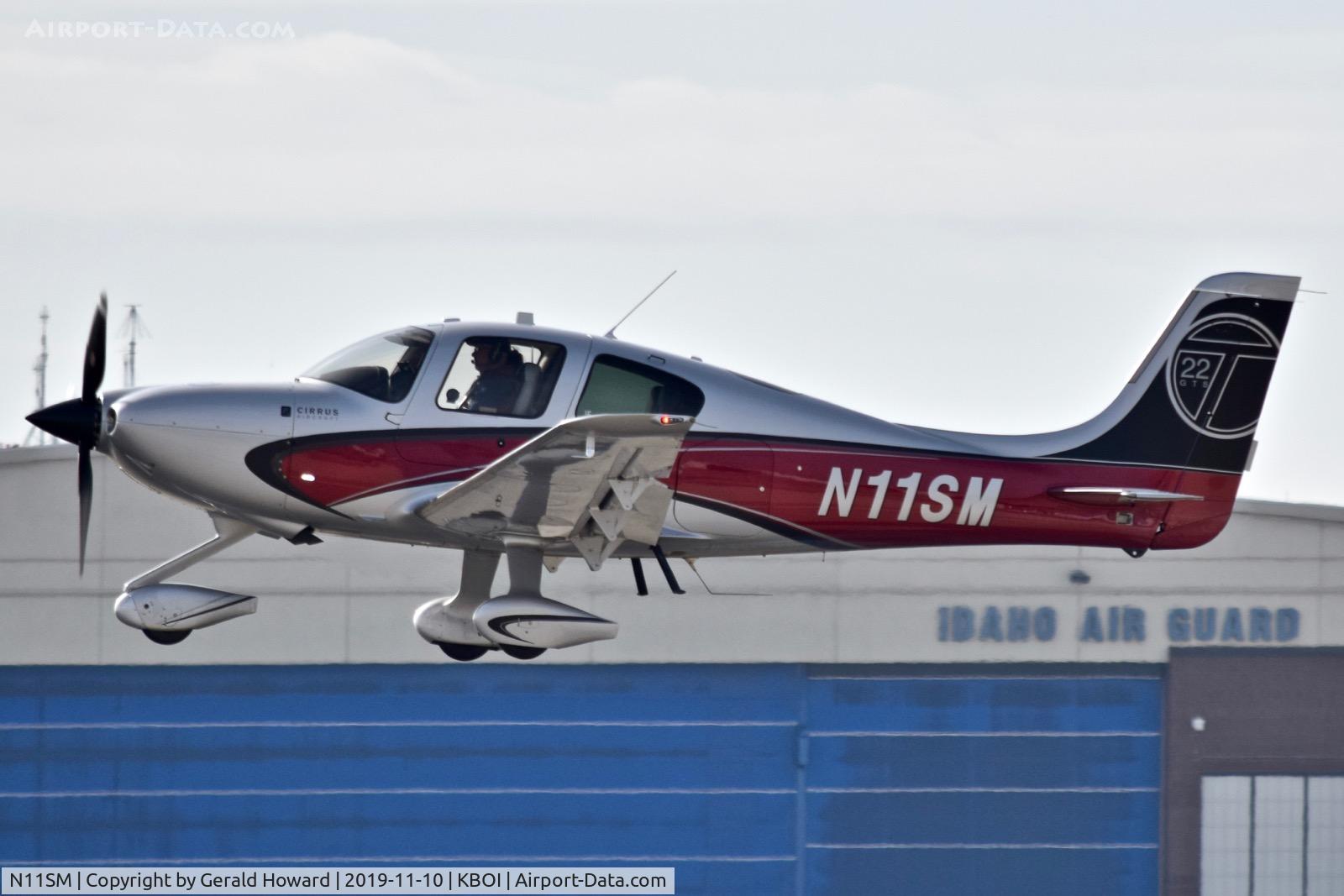N11SM, 2013 Cirrus SR22T C/N 0644, Take off from 10L.