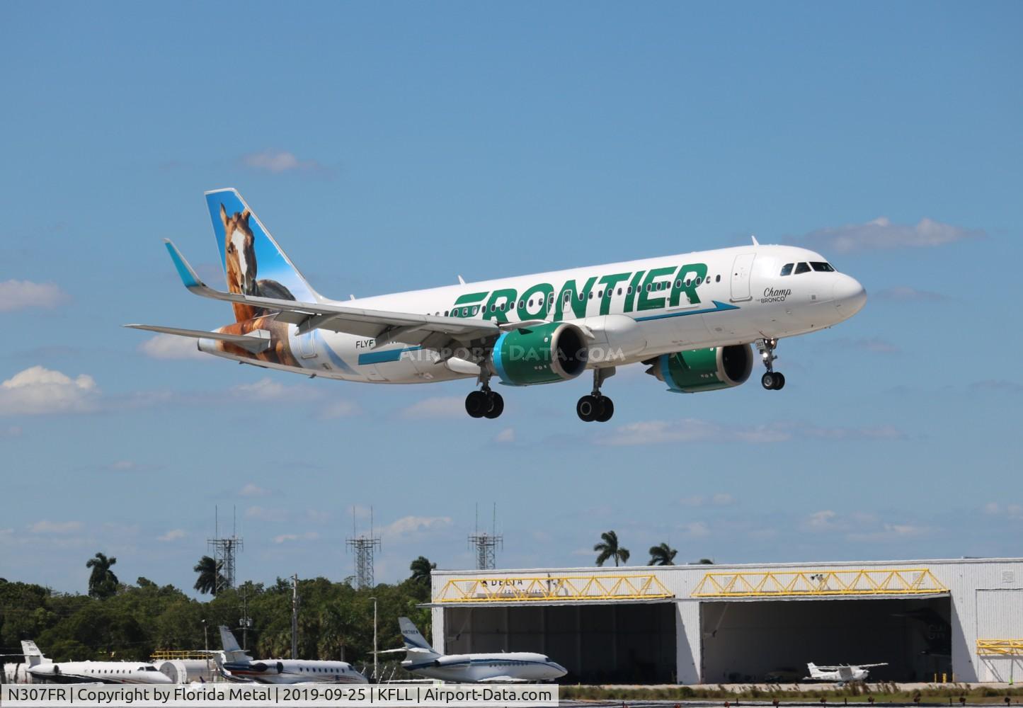 N307FR, 2017 Airbus A320-251N C/N 7472, Champ