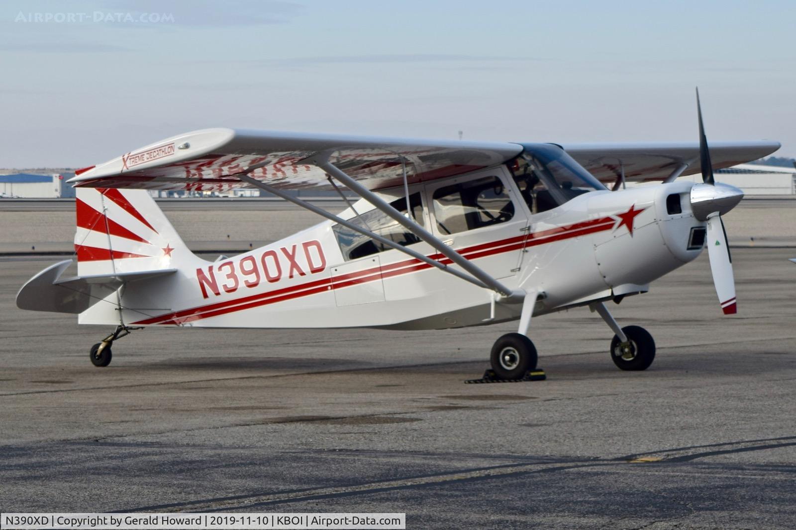 N390XD, 2014 American Champion 8KCAB Decathlon C/N 1144-2014, Parked on north GA ramp.