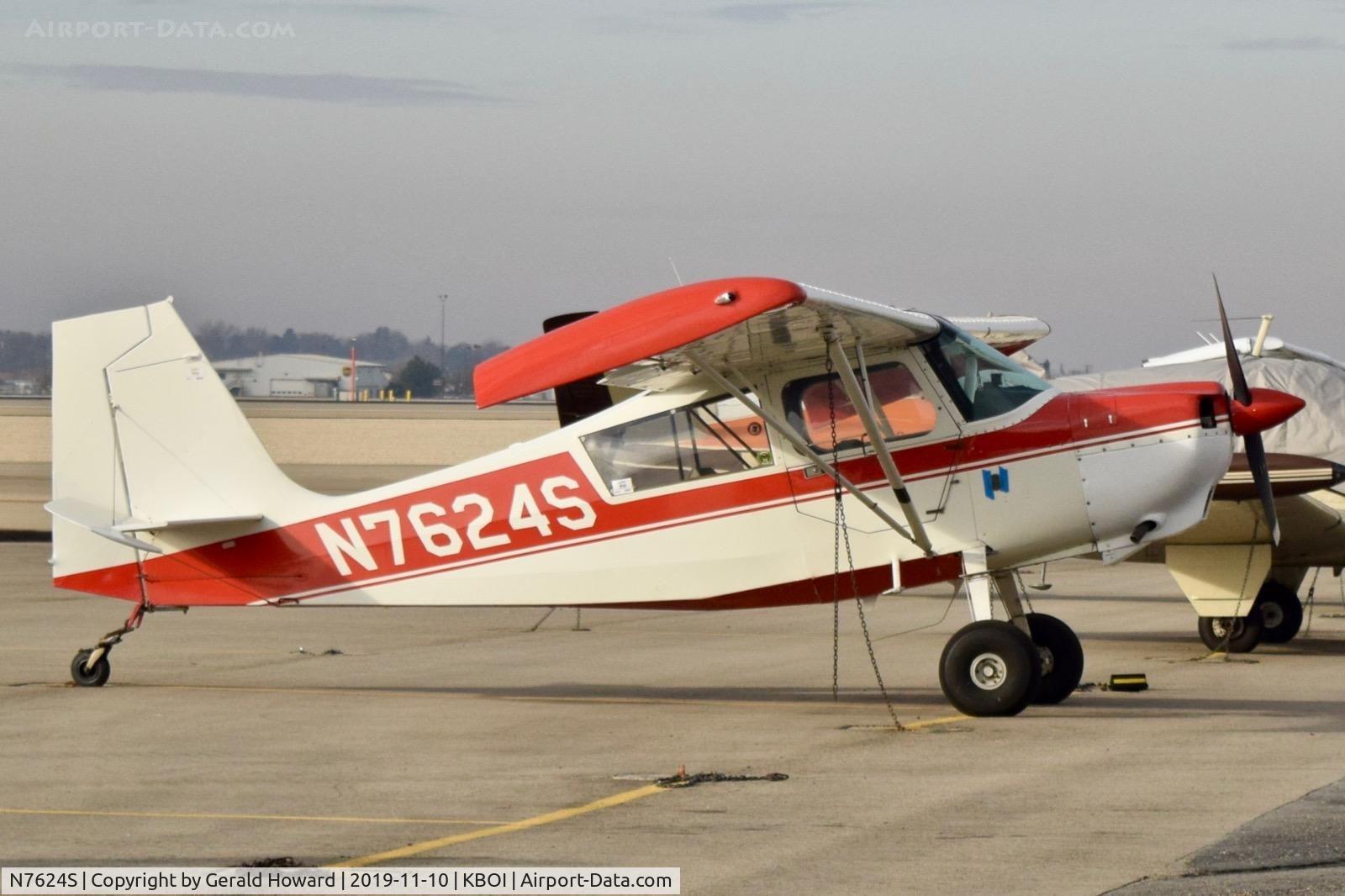 N7624S, 1976 Bellanca 8GCBC Scout C/N 207-76, Parked on north GA ramp.