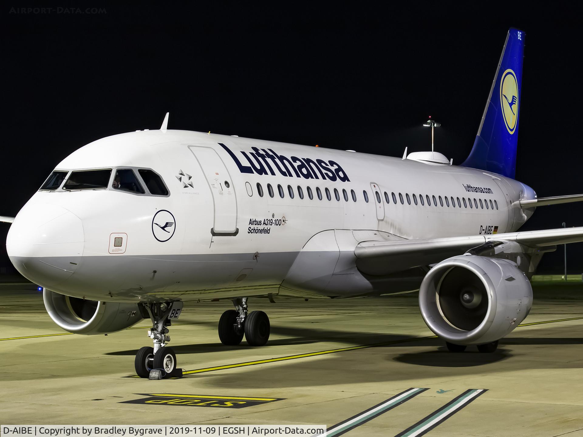 D-AIBE, 2010 Airbus A319-112 C/N 4511, Lufthansa