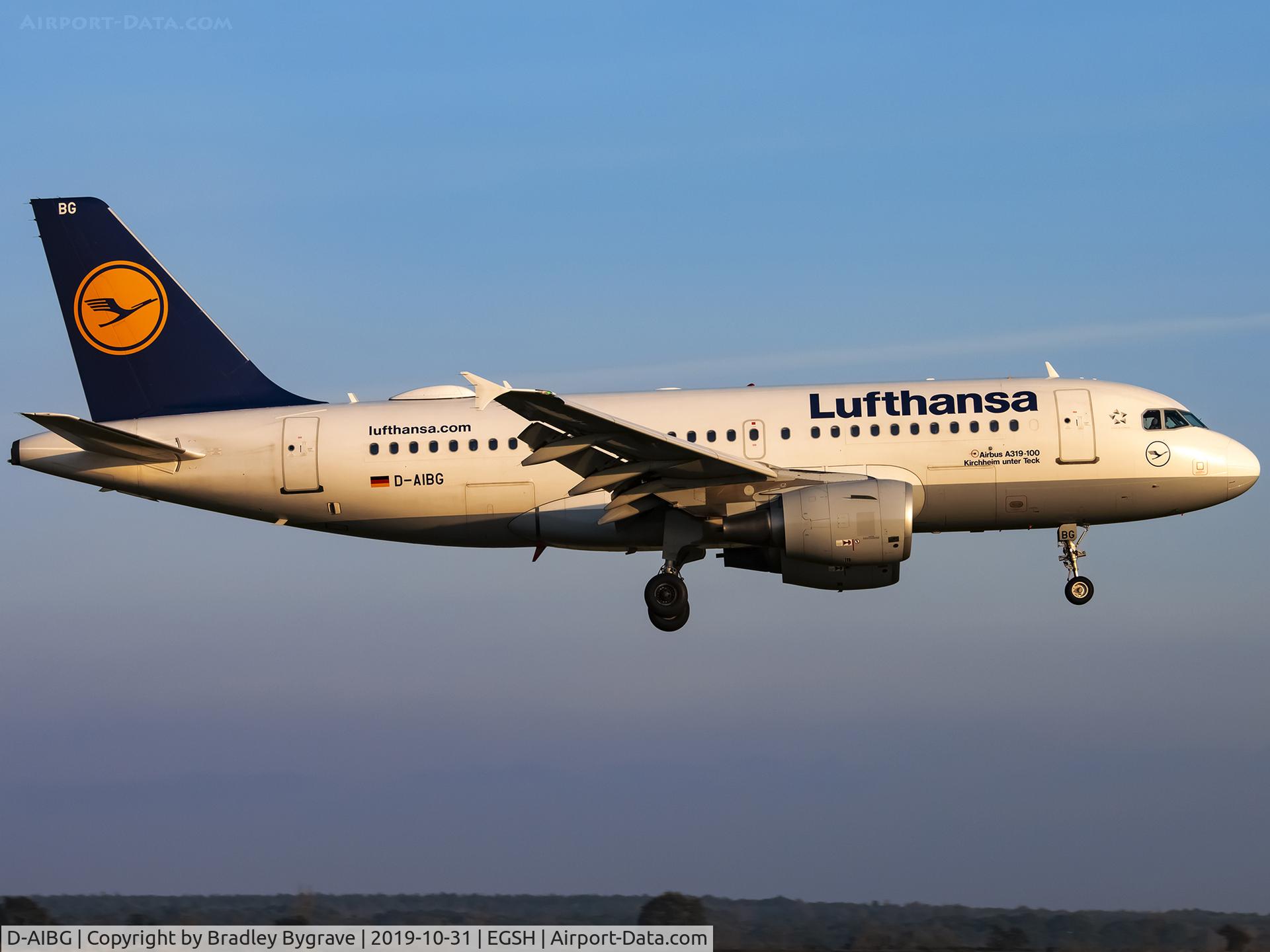 D-AIBG, 2011 Airbus A319-112 C/N 4841, Lufthansa