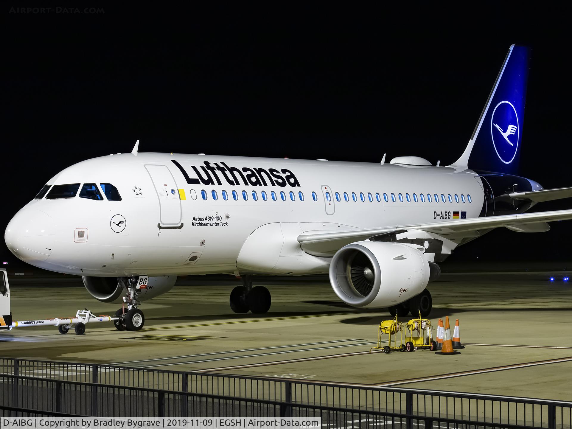 D-AIBG, 2011 Airbus A319-112 C/N 4841, Lufthansa