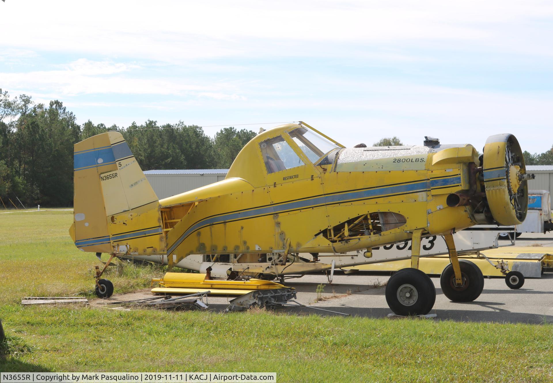 N3655R, 1980 Air Tractor Inc AT-301 C/N 301-0296, Air Tractpr AT-301