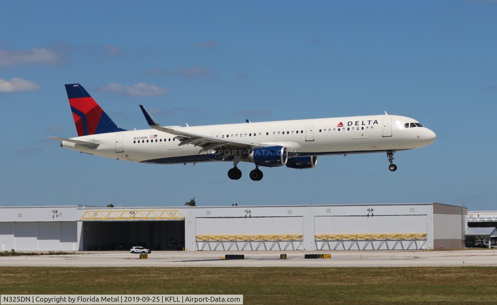 N325DN, 2017 Airbus A321-211 C/N 7709, Delta