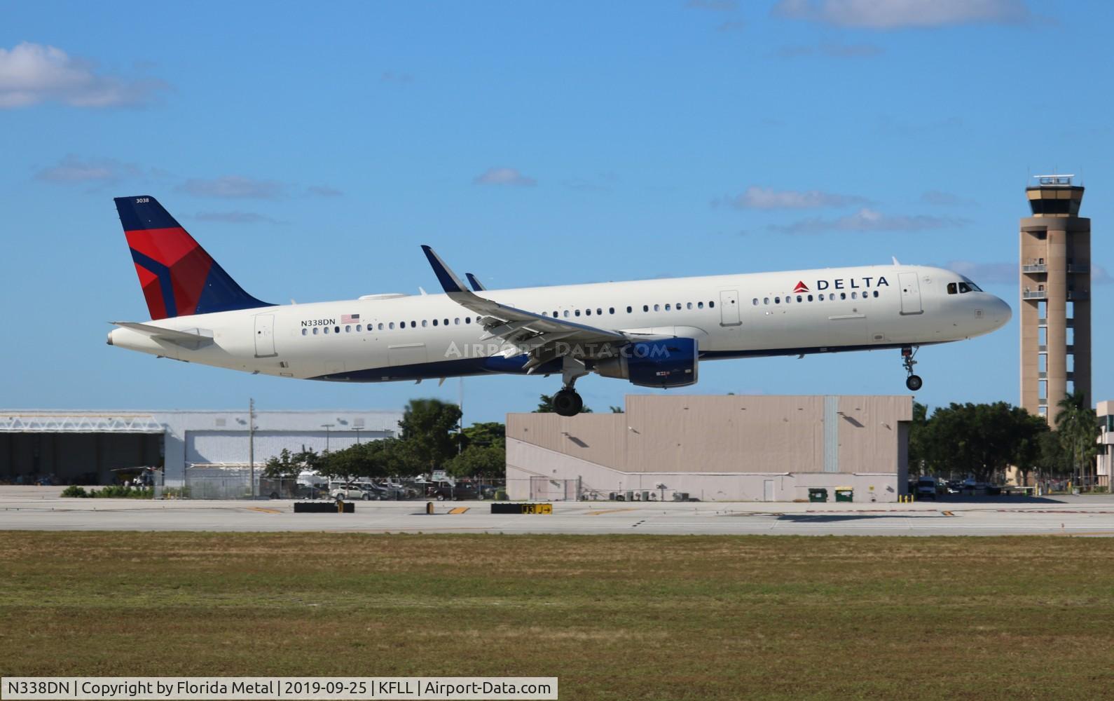 N338DN, 2018 Airbus A321-211 C/N 8078, Delta