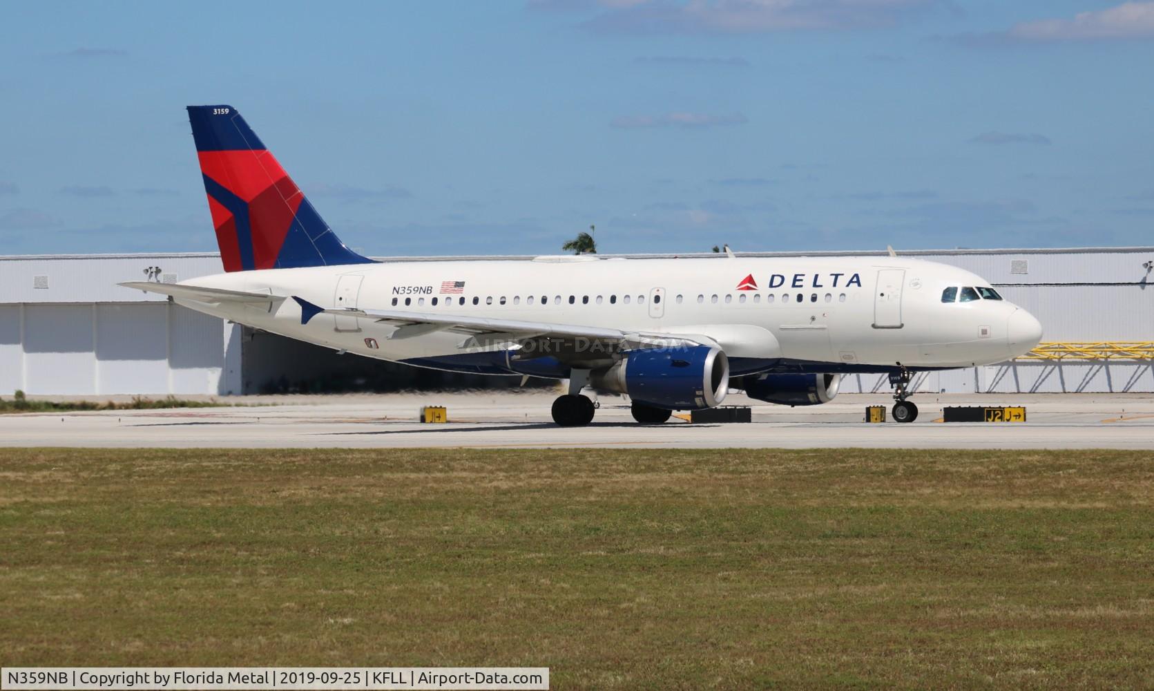 N359NB, 2003 Airbus A319-114 C/N 1923, Delta