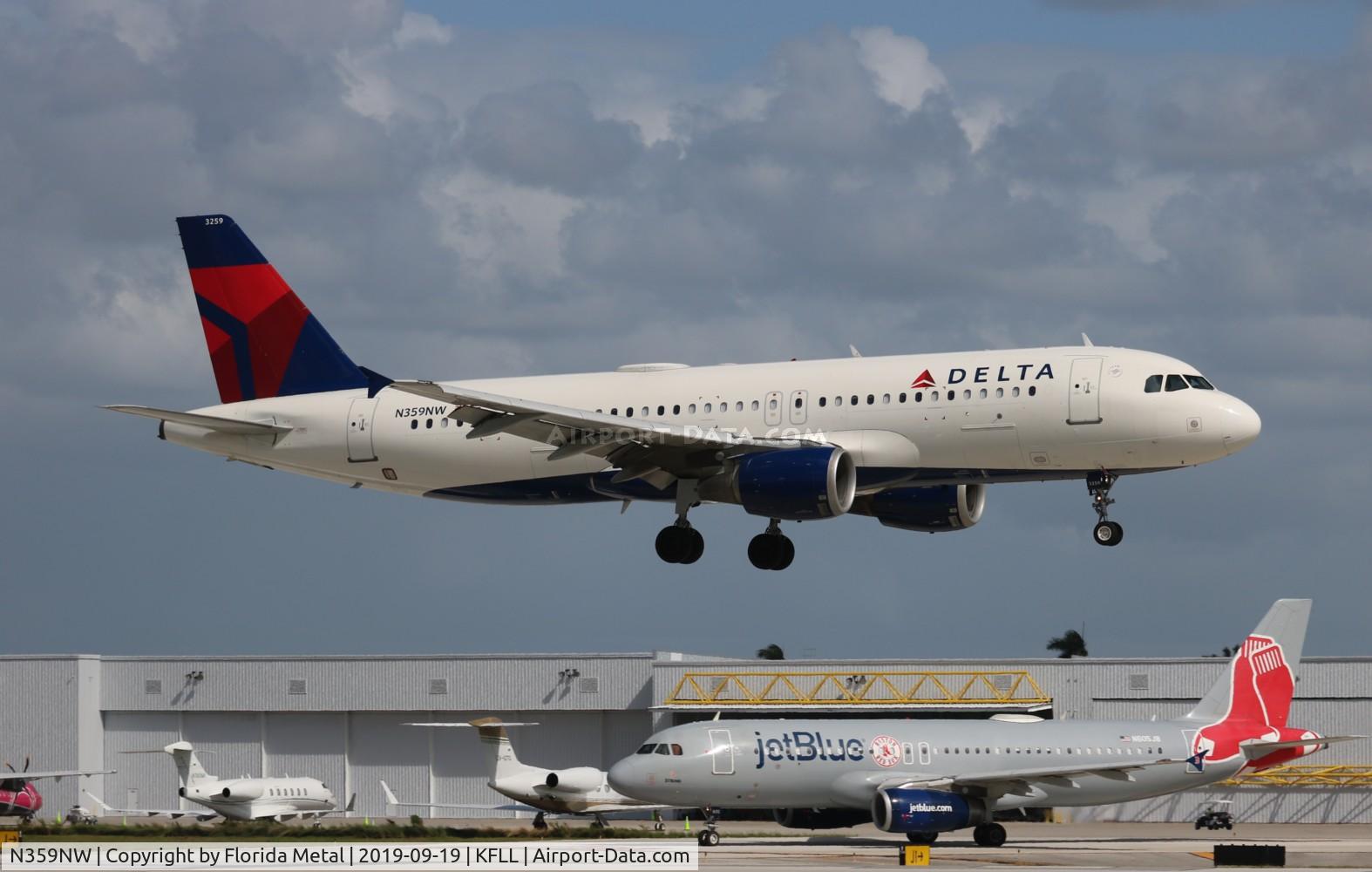 N359NW, 1998 Airbus A320-212 C/N 846, Delta