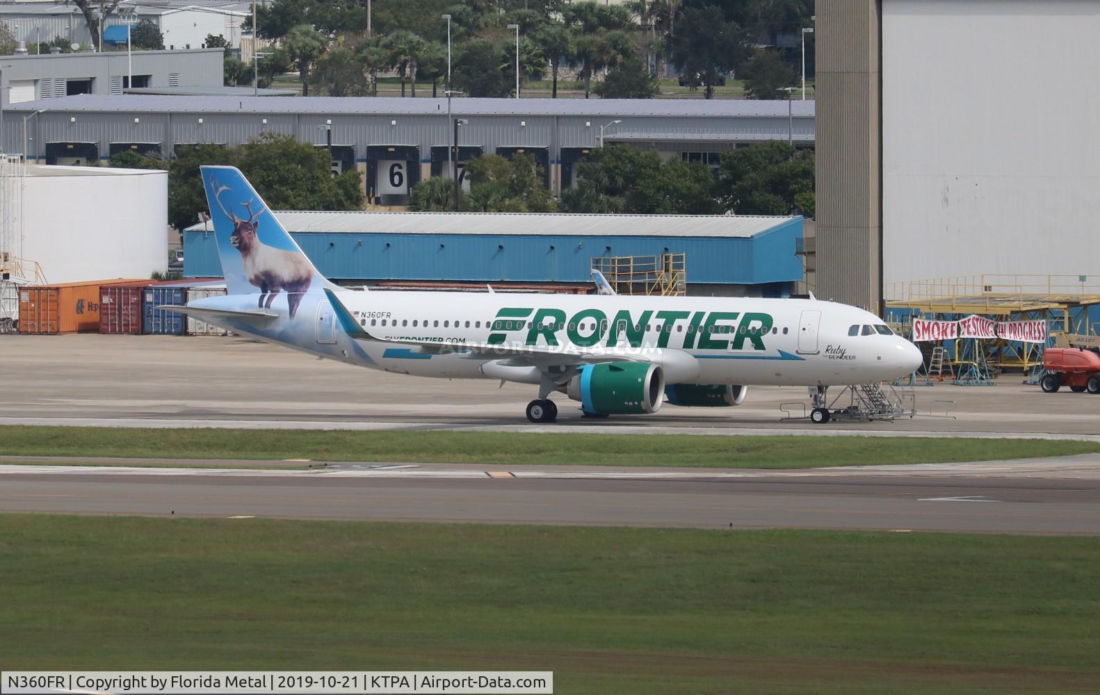N360FR, 2019 Airbus A320-251N C/N 9180, Ruby the Reindeer