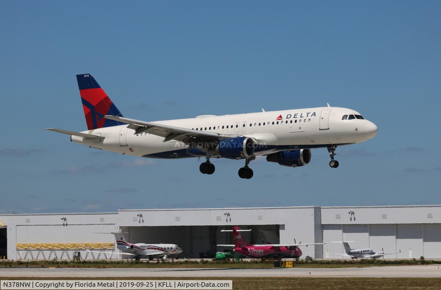 N378NW, 2003 Airbus A320-211 C/N 2092, Delta
