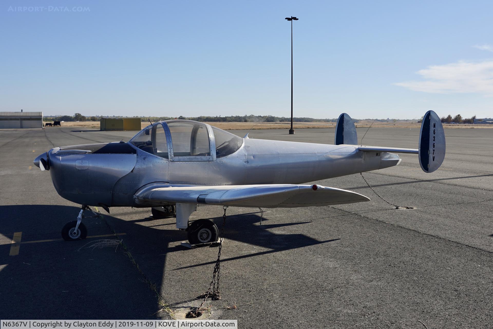 N6367V, 1965 Alon A2 Aircoupe C/N A-43, Oroville Airport California 2019.