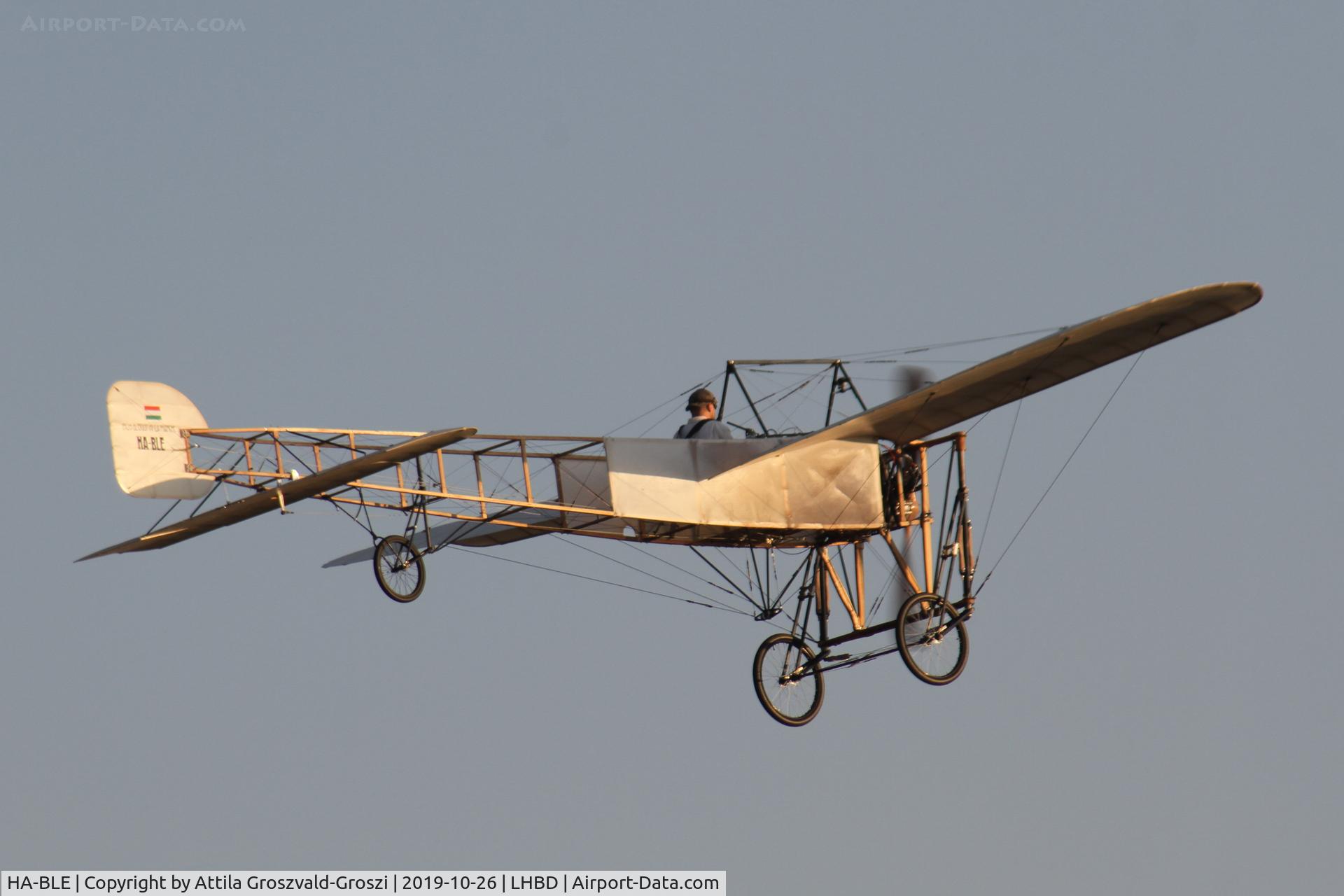 HA-BLE, 2016 Ungár Lászlo Blériot XI replika, LHBD - Börgönd Airport, Hungary
