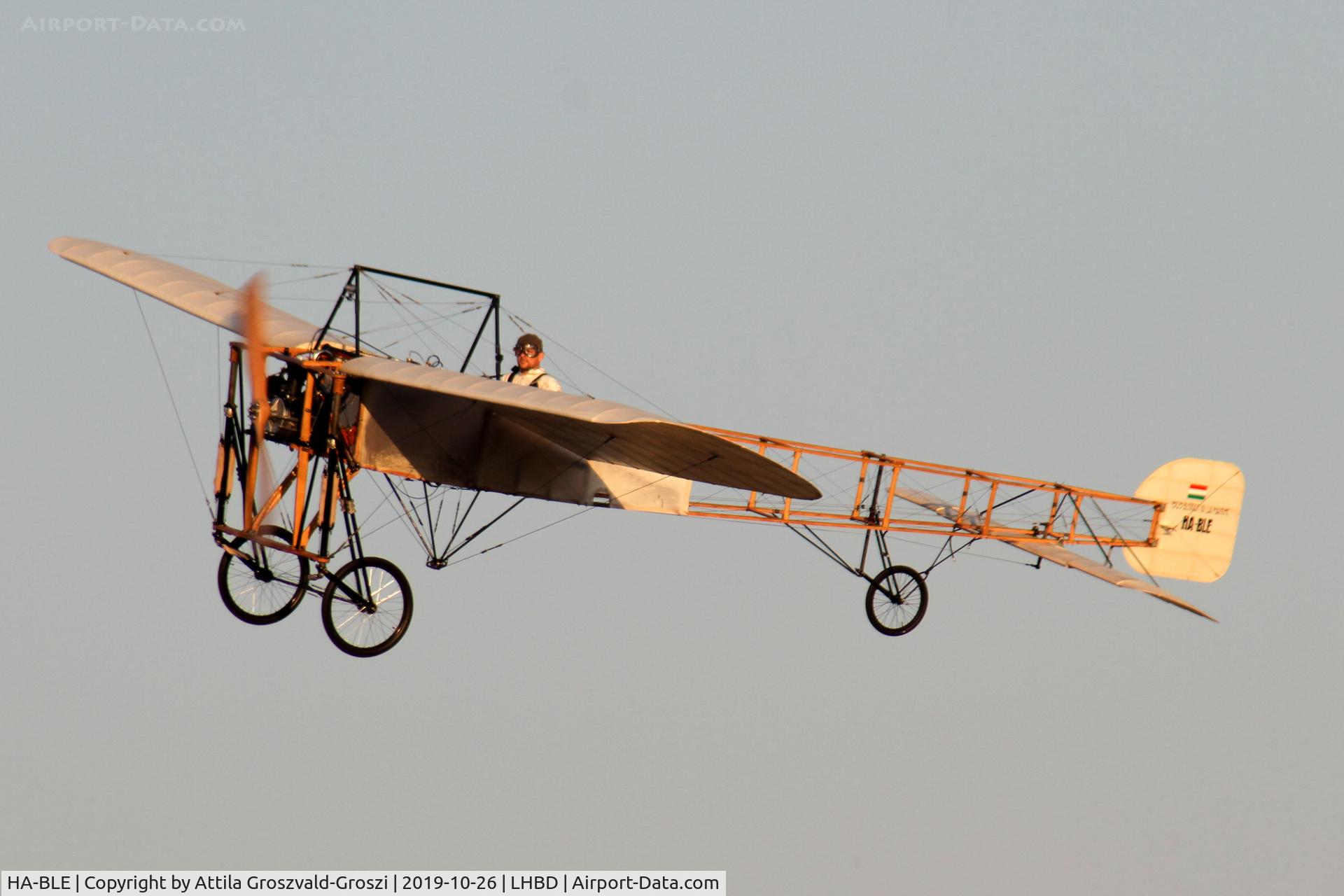 HA-BLE, 2016 Ungár Lászlo Blériot XI replika, LHBD - Börgönd Airport, Hungary