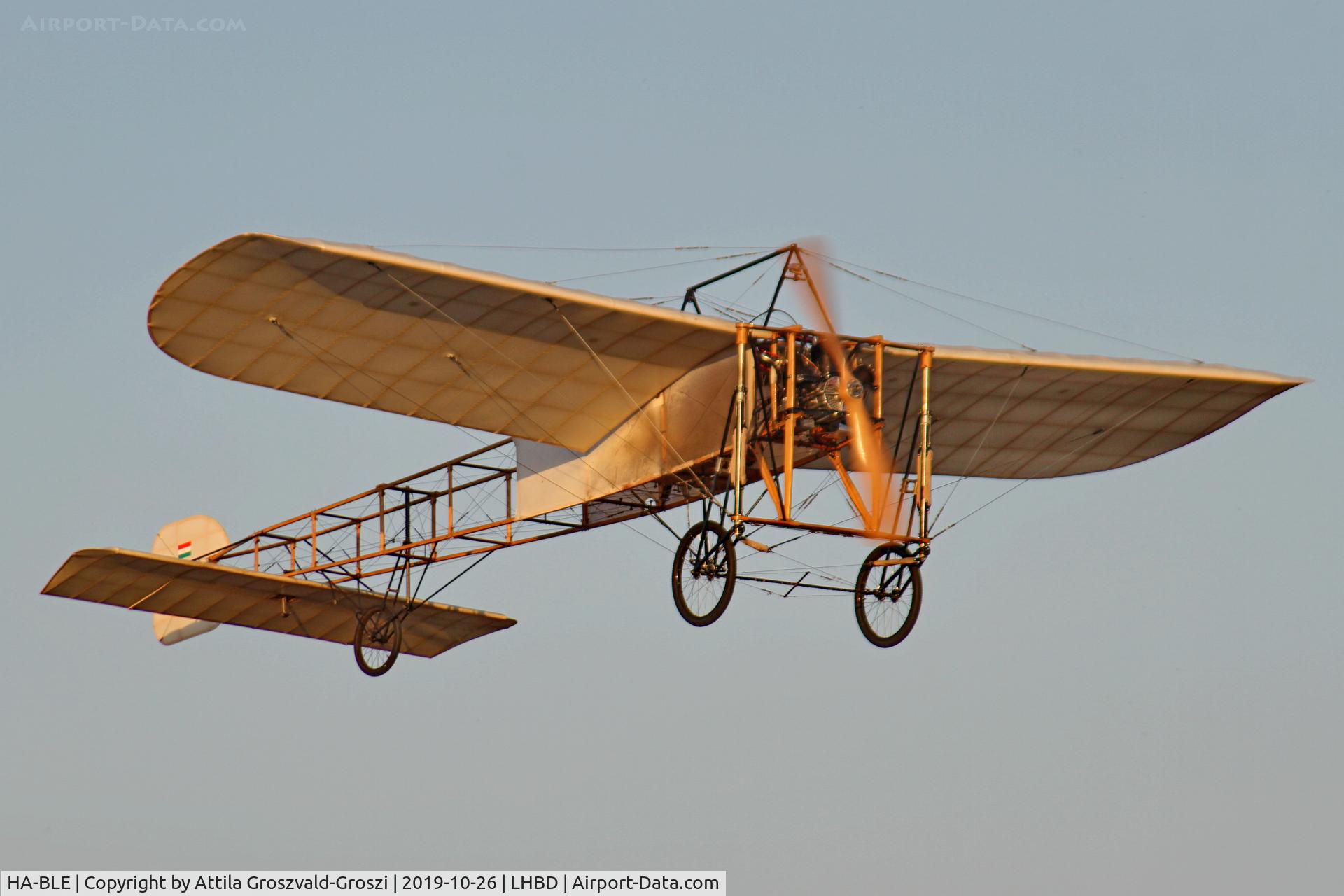 HA-BLE, 2016 Ungár Lászlo Blériot XI replika, LHBD - Börgönd Airport, Hungary