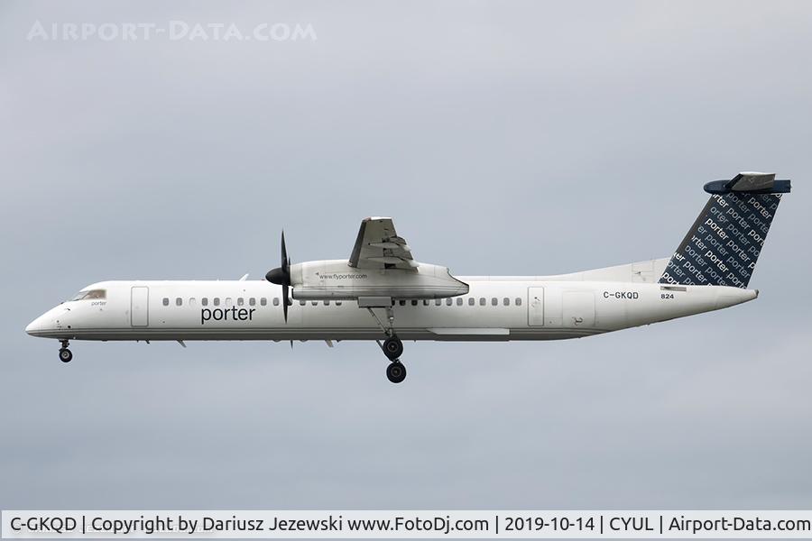 C-GKQD, 2011 De Havilland Canada DHC-8-402Q Dash 8 C/N 4361, Bombardier DHC-8-402 Q400 - Porter Airlines  C/N 4361, C-GKQD