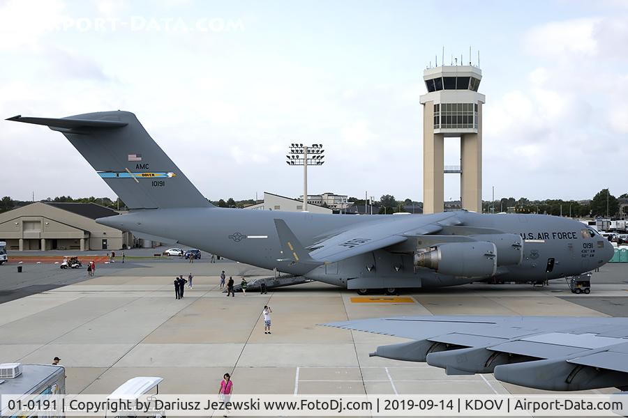 01-0191, 2001 Boeing C-17A Globemaster III C/N P-91, C-17A Globemaster 01-0191  from 3rd ARS 