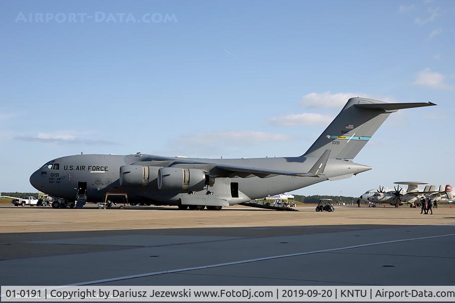 01-0191, 2001 Boeing C-17A Globemaster III C/N P-91, C-17A Globemaster 01-0191  from 3rd ARS 