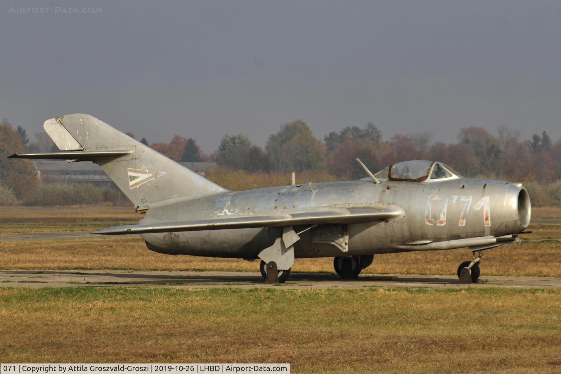 071, 1953 Mikoyan-Gurevich MiG-15bis C/N 3071, LHBD - Börgönd Airport, Hungary