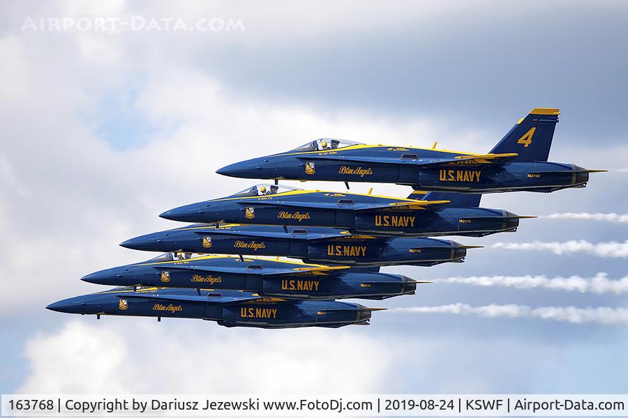 163768, 1989 McDonnell Douglas F/A-18C Hornet C/N 0848/C125, F/A-18C Hornet 163768 C/N 0848 from Blue Angels Demo Team  NAS Pensacola, FL