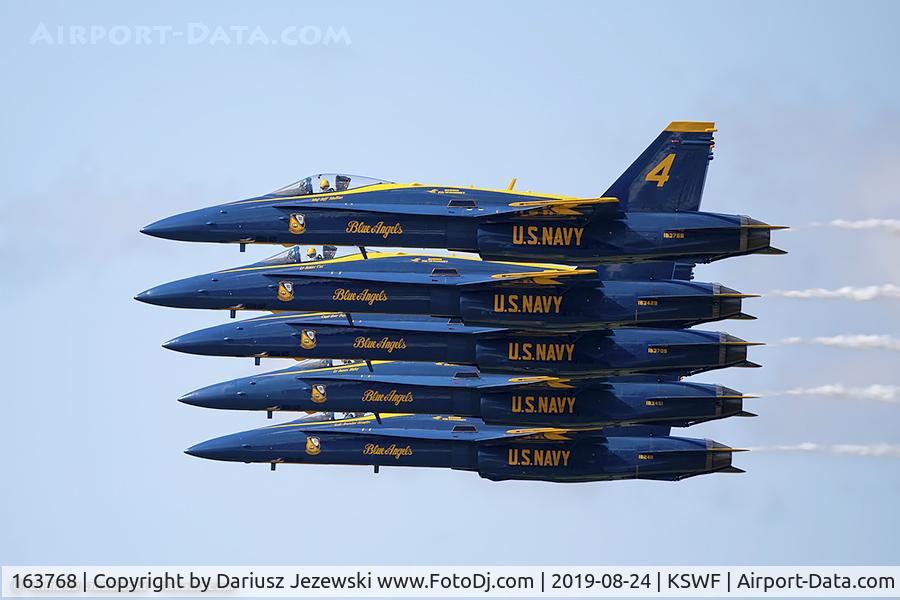 163768, 1989 McDonnell Douglas F/A-18C Hornet C/N 0848/C125, F/A-18C Hornet 163768 C/N 0848 from Blue Angels Demo Team  NAS Pensacola, FL