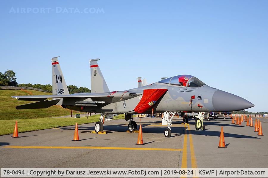 78-0494, 1978 McDonnell Douglas F-15C Eagle Eagle C/N 0477/C027, F-15C Eagle 78-0494 MA from 131st FS 