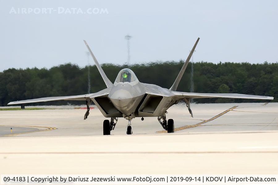 09-4183, Lockheed Martin F-22A Raptor C/N 4183, F-22 Raptor 09-4183 FF from 94th FS 